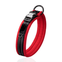 Soft Reflective Padded Dog Collar - Adjustable Tactical Walking Collar