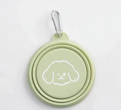 Dog Pet Folding Silicone Bowls 350Ml/650Ml Outdoor Travel Foldable Portable Cat Food Water Container Feeding Tray Bowls