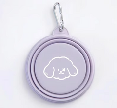 Dog Pet Folding Silicone Bowls 350Ml/650Ml Outdoor Travel Foldable Portable Cat Food Water Container Feeding Tray Bowls