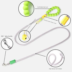 Durable Dog Leash with Cloud Foam Handle – Heavy-Duty Nylon Rope for Walking & Training