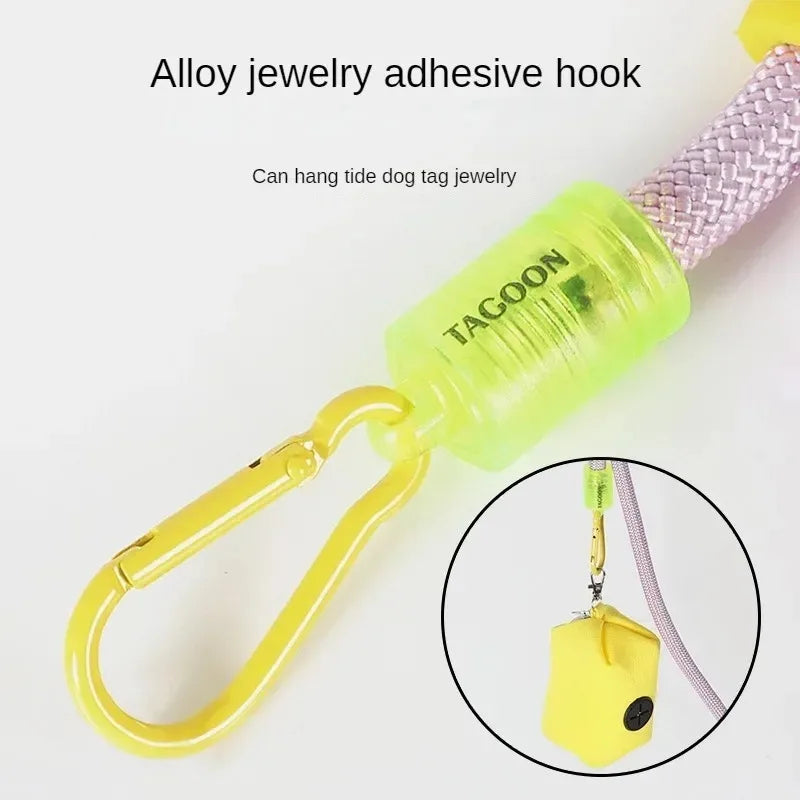 Durable Dog Leash with Cloud Foam Handle – Heavy-Duty Nylon Rope for Walking & Training