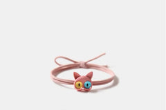 Cute Cat Bracelet – Cartoon Rubber Band for Girls & Women, Daily Wear & Gifts
