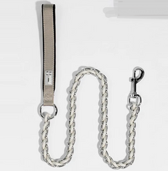 Walking Dog Leash with Continuous Bite Resistance P-Chain P-Shaped Rope Collar anti Bite Break Medium-Sized Large Dog Pet Chain