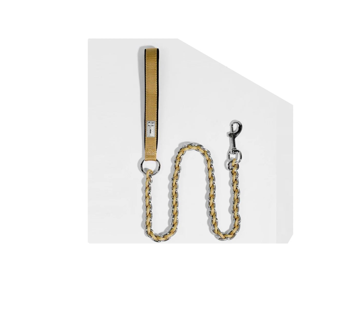 Walking Dog Leash with Continuous Bite Resistance P-Chain P-Shaped Rope Collar anti Bite Break Medium-Sized Large Dog Pet Chain