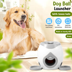 Automatic Dog Ball Launcher – Interactive Treat‑Dispensing Training Toy