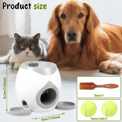Automatic Dog Ball Launcher – Interactive Treat‑Dispensing Training Toy