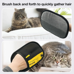 Pet Electrostatic Hair Removal Gloves – Dog & Cat Grooming Brush Gloves for Fur, Lint & Dust Removal on Clothes, Carpets & Furniture