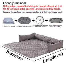 Bed Dog Cushion Summer Sofa Bed for Large Dog Car Mat Waterproof Blanket Washable Cat Bed Soft Mattress Pet