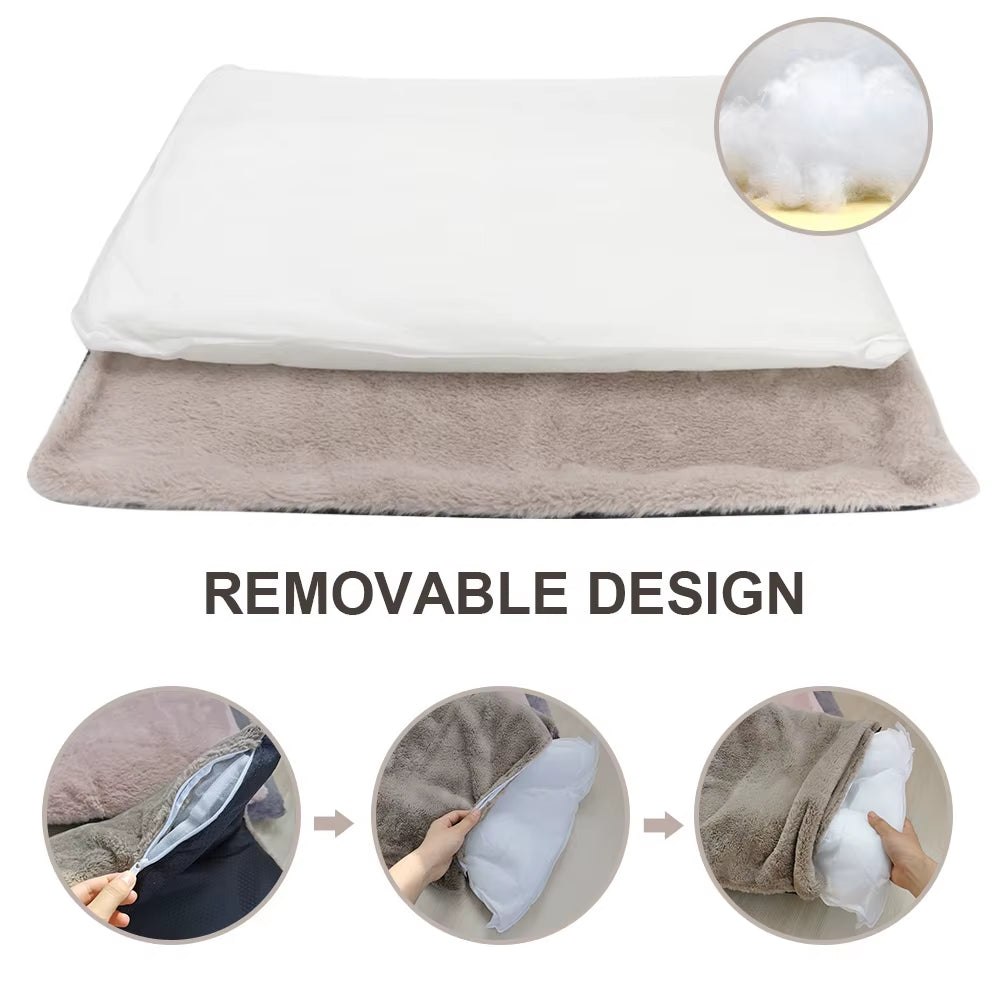 Premium Thick Winter Dog Bed Mat - Cozy Cushion for Small, Medium, and Large Pets