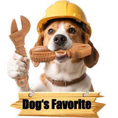 Self-Hi Anti-Boredom Wood Plastic Composite Dog Molar Stick - Heavy-Duty Bite-Resistant Teeth Cleaning Chew Toy for Medium and Large Breed Dogs