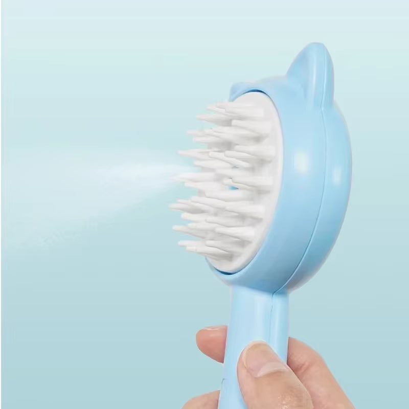 Cross-Border Popular Cat and Dog Pet Spray Massage Comb One-Click Spray Cat Comb Dog Comb Cat Brush Hair Removal Pet Supplies
