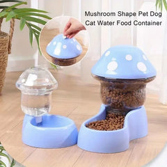 Mushroom Automatic Pet Feeder & Waterer - Cute Large Capacity Set
