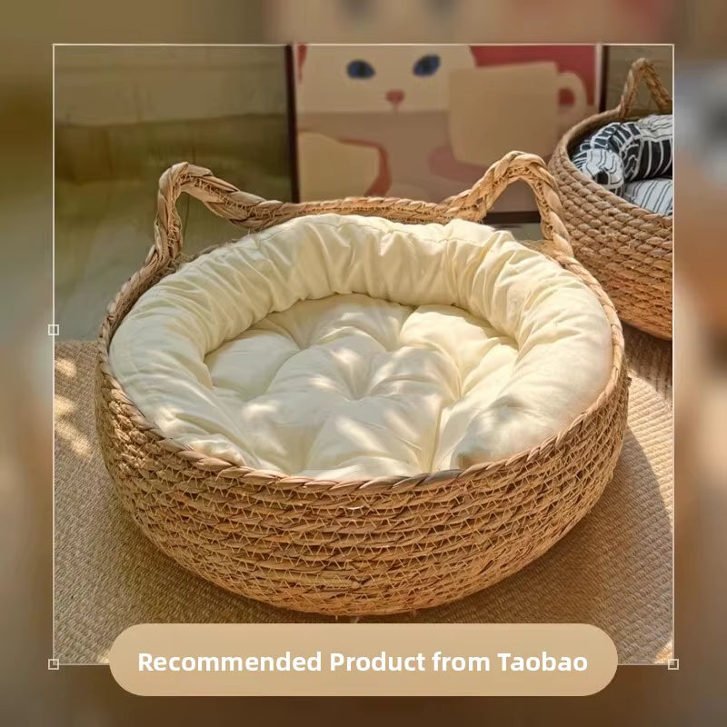 Wier Bed Mat All Season Use Winter Warm Detachable Waable Ass Woven Scratching Board Medium Large Small Size