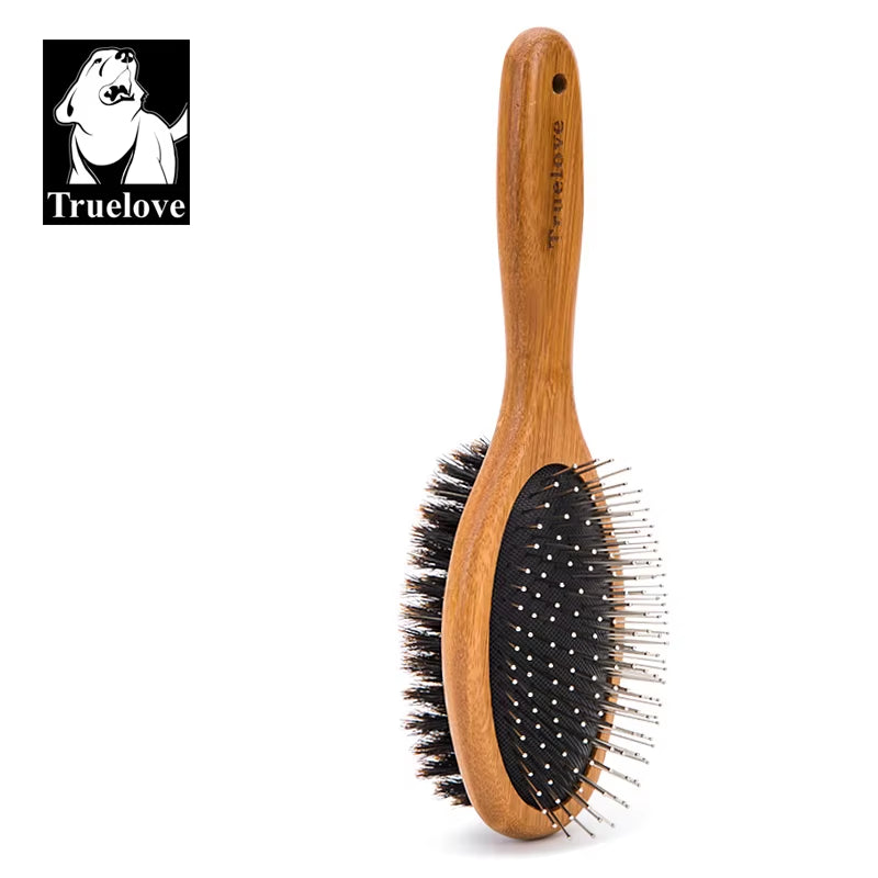 Pet Double-Sided Brush Comb Stainless Steel Needle Bristles Hair Brush Grooming Competition Vacation Cat Dog TLK23131