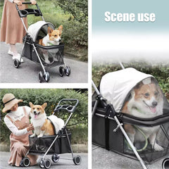 Dog Strollers Baby Stroller Pet Stroller Cat Carrier Pushchair Prams Dog Prams