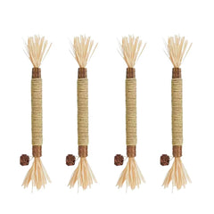 4PCS Natural Teeth Chew Stick Cats Toy Cleaning 
