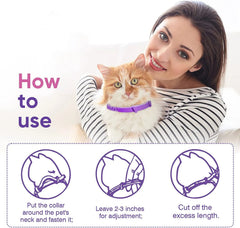 Cat Calming Collar 3-Pack & 4-Pack - Natural Pheromone Anxiety Relief