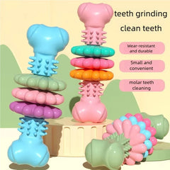 Interactive Rubber Dog Chew Toy | Dental Molar Bone for Puppies & Dogs