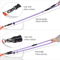 Waterproof Adjustable Dog Leash with Dual Hooks – Heavy‑Duty Traffic Control Lead for Medium & Large Dogs