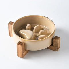 Premium Ceramic Slow Feeder Bowl for Dogs & Cats | Pawzation