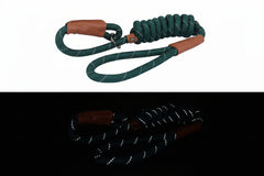 P Shape Pet Leashes Reflective Dog Leashes Pet round Rope Outdoor Training Walk Supplies for Small Medium Big Dog