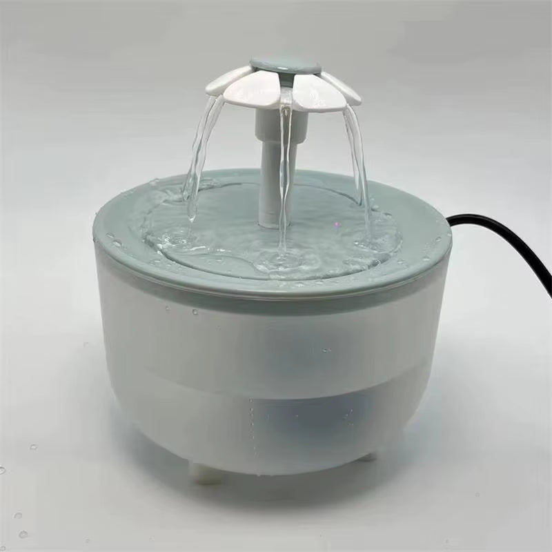 Pets Water Dispenser Fountain Auto Filter USB Electric Charging - Filtering And Recirculating Water