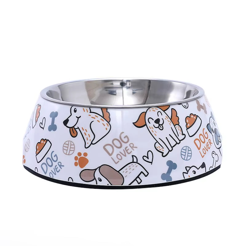Stainless Steel Pet Bowl - Durable Food & Water Dish for Cats & Dogs