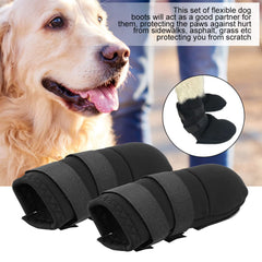 2Pcs Boots For Different Size Dogs With Adjustable Straps