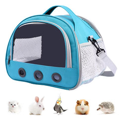 Cat Dog Bird Rabbit Carrier Bag with Thick Cotton Cushion Pet Aviation Backpack Anti-Suffocation Portable Travel Bag Pet Dog Bag