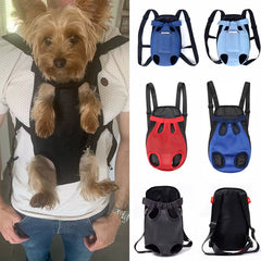 Portable Breathable Pet Backpack – Outdoor Travel Carrier for Small Dogs & Cats