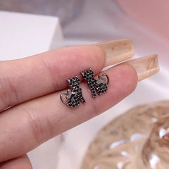 Sparkly Stud Cute Kitty Earrings