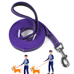 Hands Free Double Handle Dog Leash Adjustable Running Crossbody Leash Waist Belt, Multifunctional for Big Medium Pet Walking