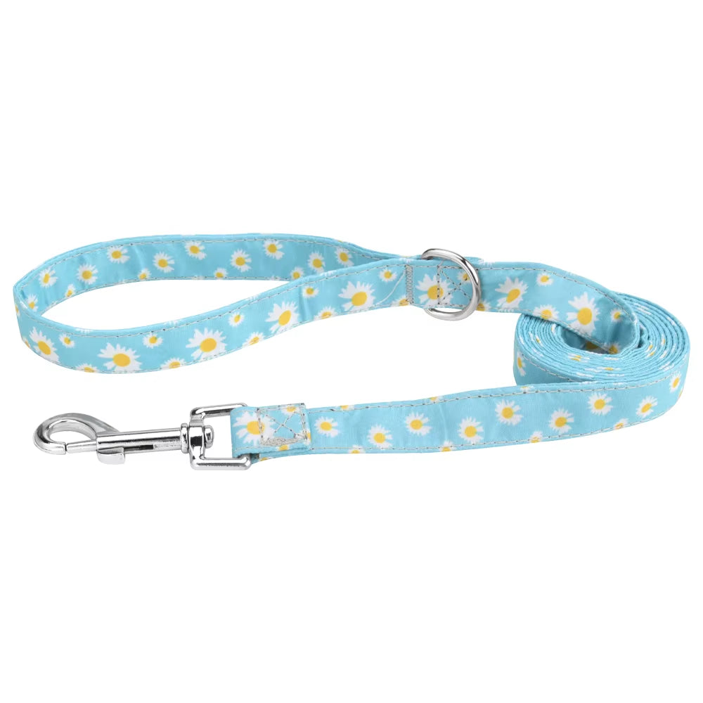 Flower Pattern Pet Leashes Dog Leash Small Cat Puppy Outdoor Walking Running Lead Rope Fashion Durable for Small Big Medium Dogs