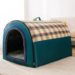 Large Dog House - Think Insulated Material With Removable Roof 2 in 1