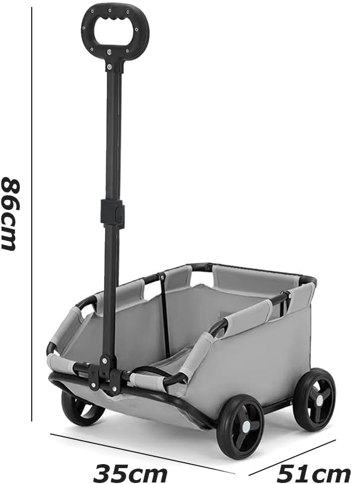 Small Pet Stroller,Folding Dog Pet Stroller,Dog Carrier with Wheels,Pet Travel Cart,360° Rotating Handle,Multi-Functional Cart,For Small Dogs