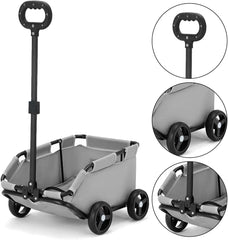 Small Pet Stroller,Folding Dog Pet Stroller,Dog Carrier with Wheels,Pet Travel Cart,360° Rotating Handle,Multi-Functional Cart,For Small Dogs