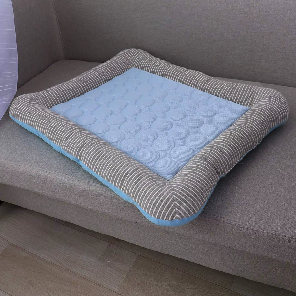 Cooling Mat for Dogs and Cats - Soft, Breathable Ice Silk Pet Blanket for Summer Comfort