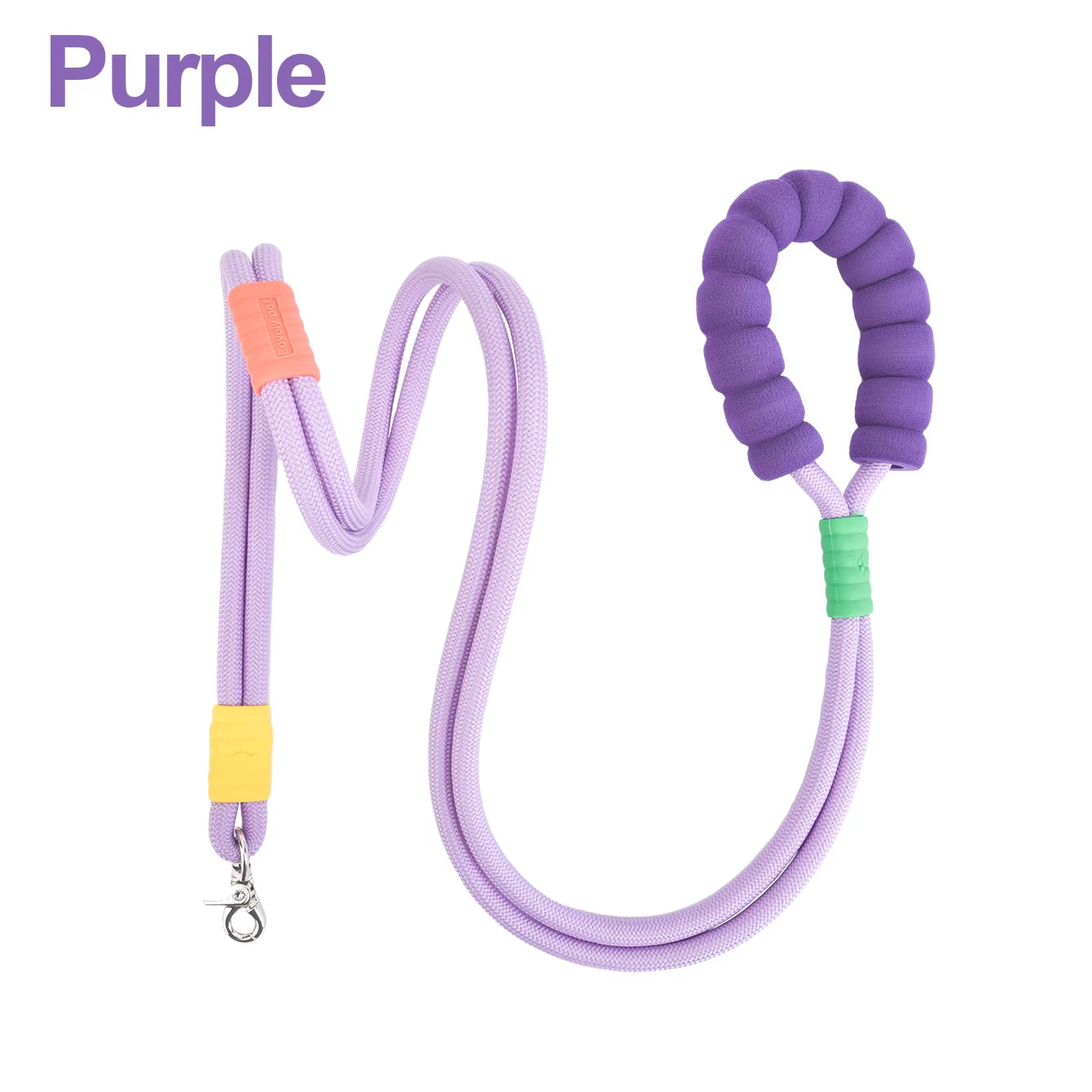 Double Marshmallow Pet Dog Crossbody Leash