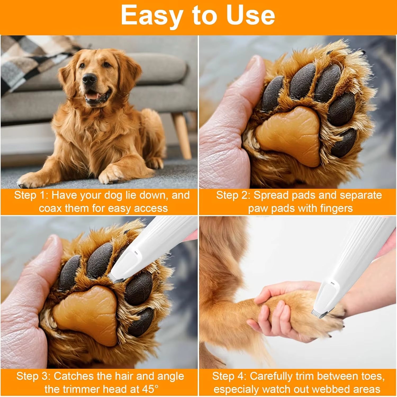 Pet Foot And Claw Shaver For Cats And Dogs