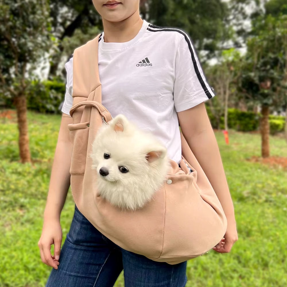 Outdoor Pet Carrier Bag Portable Shoulder Bag Cat Walking Bag Travel Transport Bag for Small Dogs Cats within 7.5Kg Pet Supplies