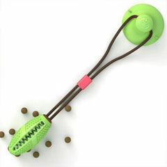 1 Pcs Pet Dog Puppy Molar Bite Toy Tug Rope Ball Chew Toys Tooth Cleaning Suction Cup