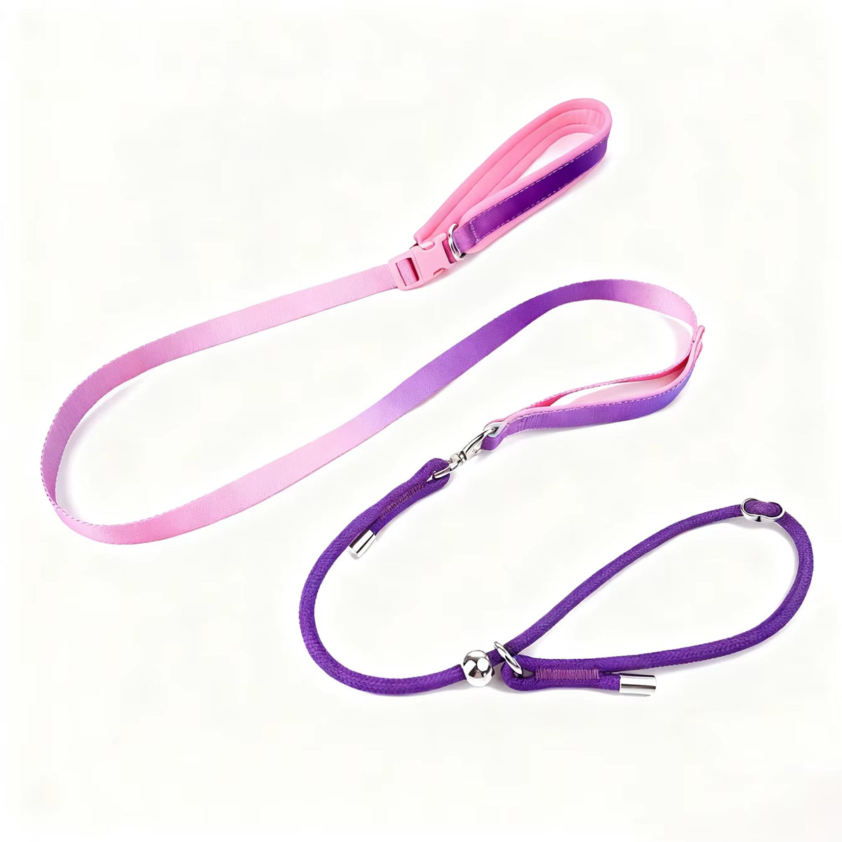 Ll054-Multifunctional Dog Training Leash Heavy Duty No Pull Dog Leash Comfortable Strong Loop Rope Rainbow Traction Rope.