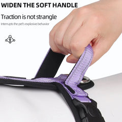 New Pet Dog Harness Reflective with Handle Easy Control Dog Vest Harness Adjustable Puppy Chest Straps for Small Medium Dogs
