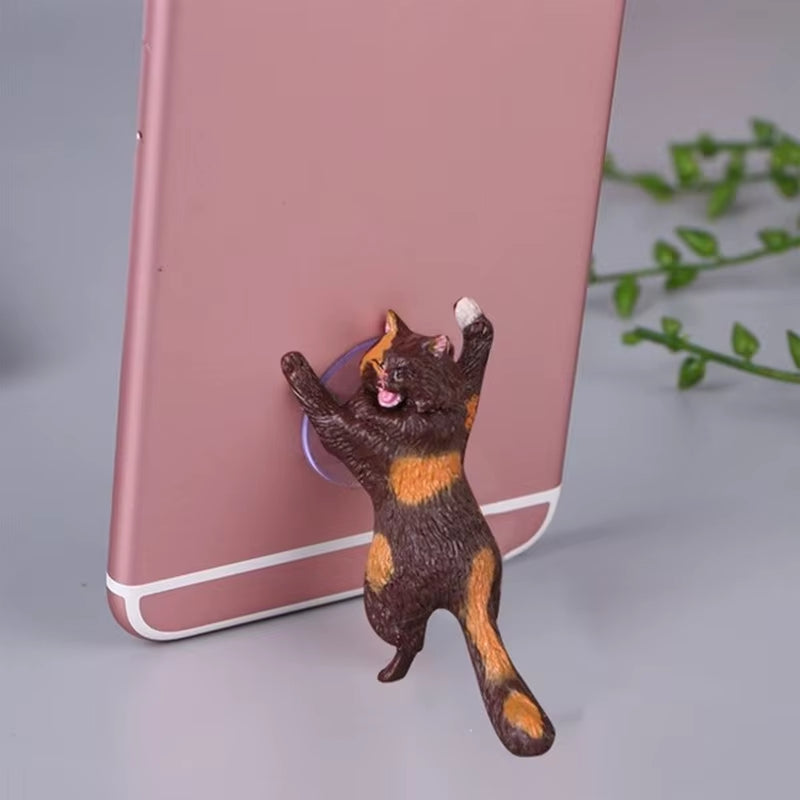 Cute Cat Cartoon Cell Phone Holder