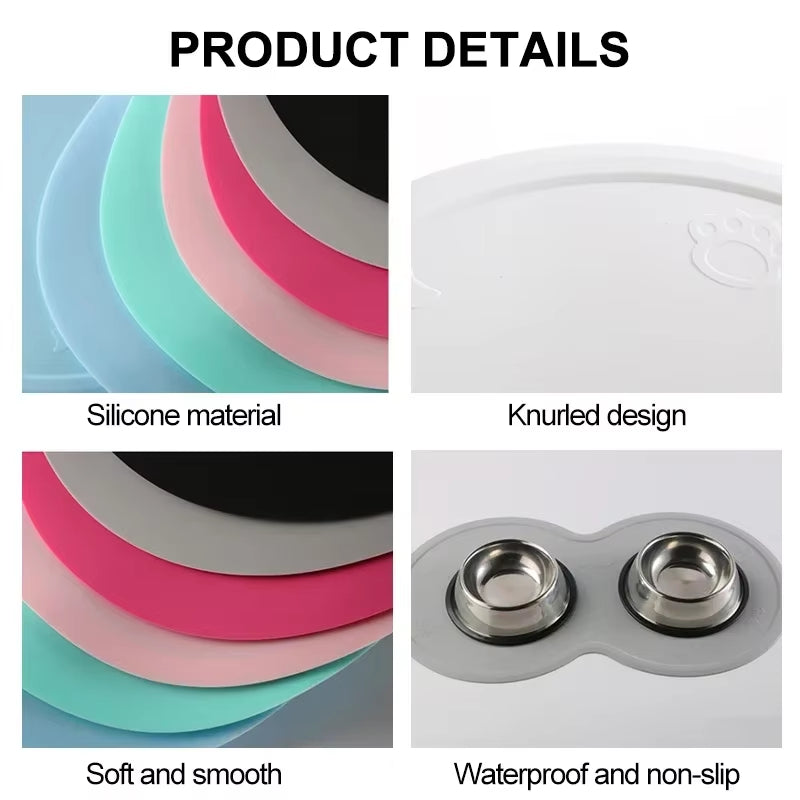 Pet Feeding Mats - Bowl Shaped