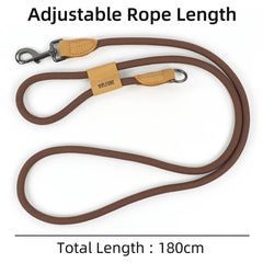 1.8M Hands-Free Running Dog Leash with Adjustable Waist Belt - Heavy-Duty All-Weather Elastic Traction Lead for Large Dogs Walking and Training