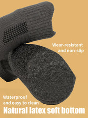 Dog Boots with Adjustable Straps for Outdoor Walks
