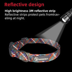 Premium Braided Nylon Rope Dog Leash and Collar Set - Heavy-Duty Adjustable Climbing Rope Pet Lead with Quick-Release Safety Buckle for Small, Medium, and Large Dogs