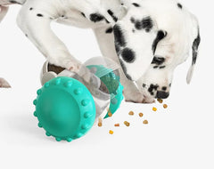 Interactive Cat & Dog Puzzle Toy - Robot Slow Feeder & IQ Treat Dispenser