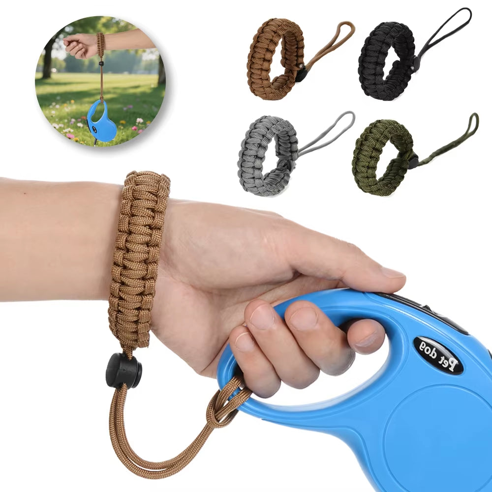 Hand Free Dog Leash Anti-Fall Wrist Strap Adjustable Wristband for Retractable Puppy Traction Rope Chihuahua Yorkie Accessories